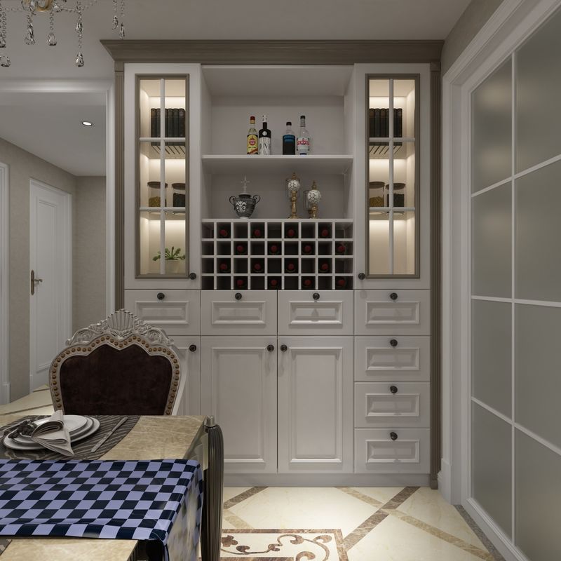 Gepersonaliseerde kleur Modern meubilair Wijnkast voor woonkamer Inrichting