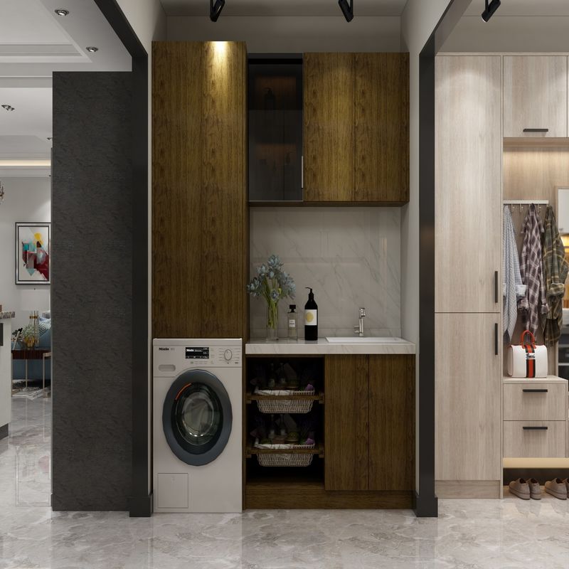 Moderne stijl High End roestvrijstalen waskast met triplex deurmateriaal