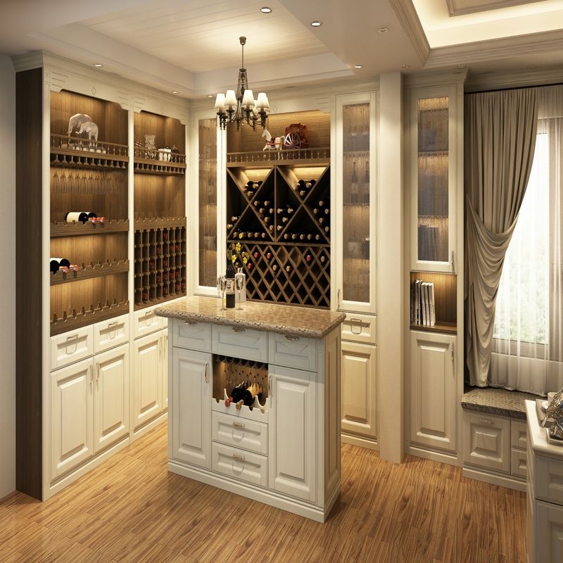 Contemporary Design Stijl Hout wijnbarkas voor woonkamermeubelen Afscherming