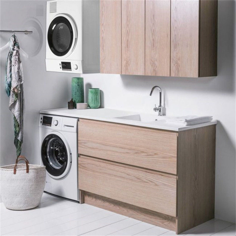Eenvoudige moderne YALIG 1200 Grote houten wassortkast voor wasmachine in MDF