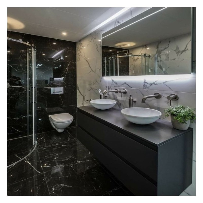 Kunstmatige kwarts bovenwand gemonteerd ijdelheid in EUROPESE ontwerpstijl voor appartementenontwerp