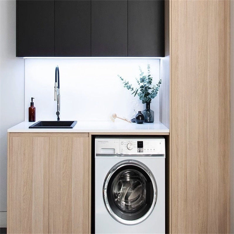 Eenvoudige moderne YALIG 1200 Grote houten wassortkast voor wasmachine in MDF