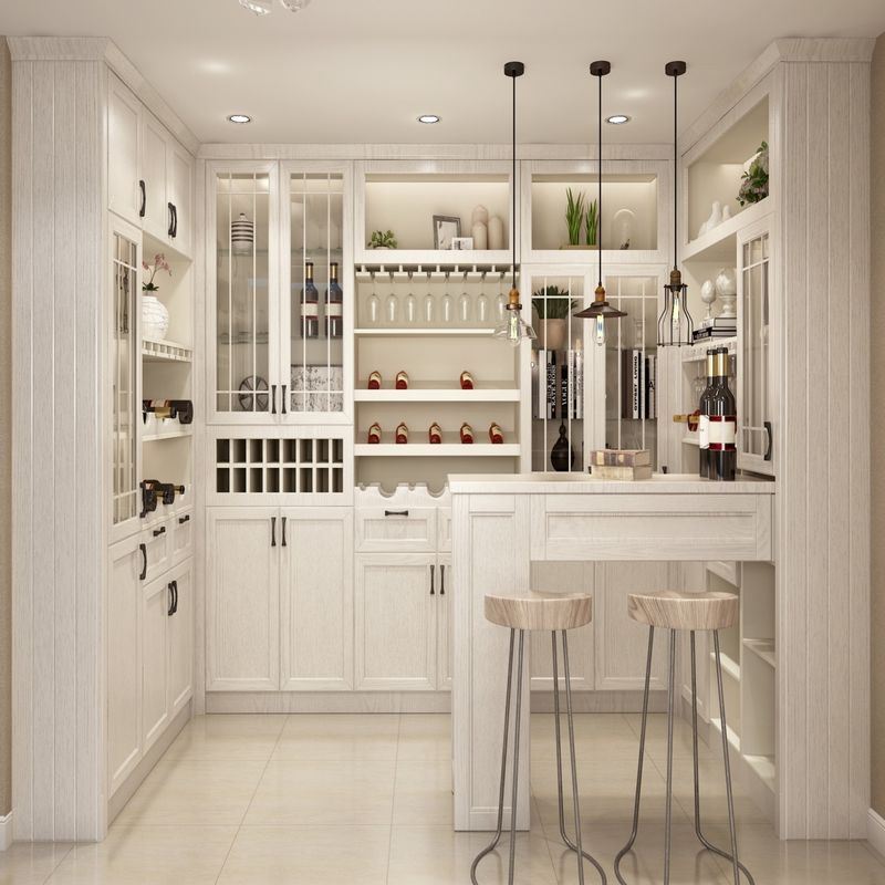 Op maat gemaakte High End Modern Design Meubels Displaykast voor Eetkamer OEM ODM