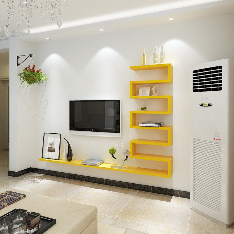 Verstelbare houten TV-stand voor luxe moderne woonkamerontwerp