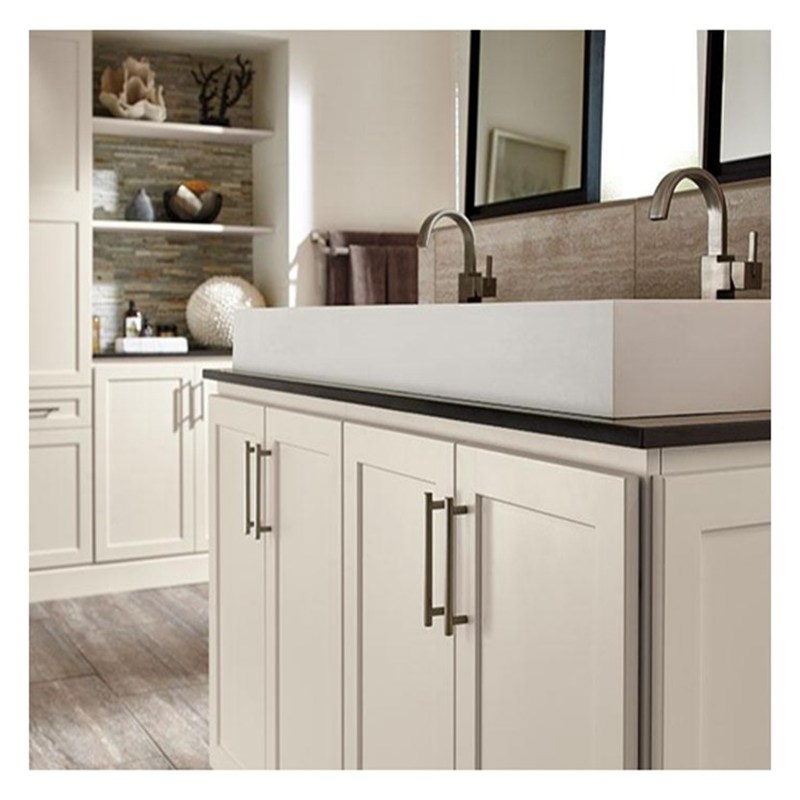 Shaker stijl witte lak super waterdicht grote grootte badkamerkas vanity combo