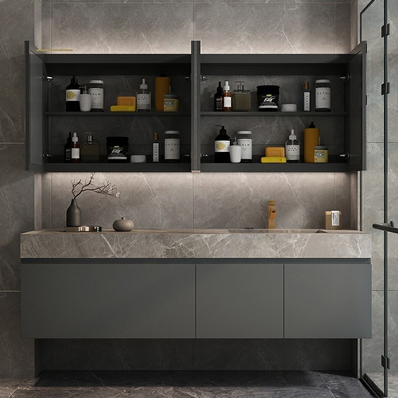 Op maat gemaakt op maat gemaakt badkamer vanity kast voor populaire luxe hotel meubels