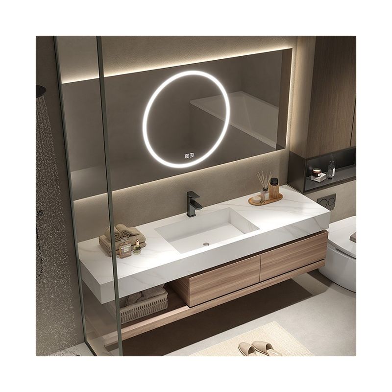 Hotelmeubilair Euro-stijl badkamer vanity met modern ontwerp en breedte van 38-46