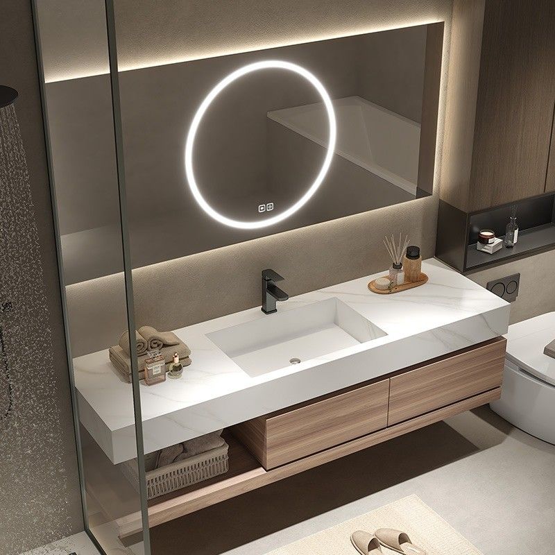 Hotelmeubilair Euro-stijl badkamer vanity met modern ontwerp en breedte van 38-46