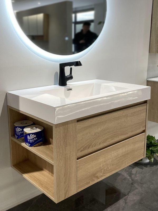 Hotel badkamermeubilair maatwerk waterdicht vloer vanity gemonteerd