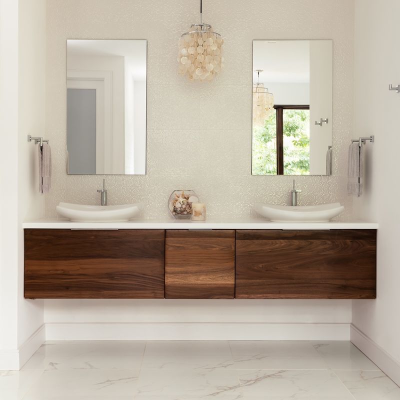 Wandmontage toilet wasbak badkamer ijdelheid kasset met counter top zilveren spiegel