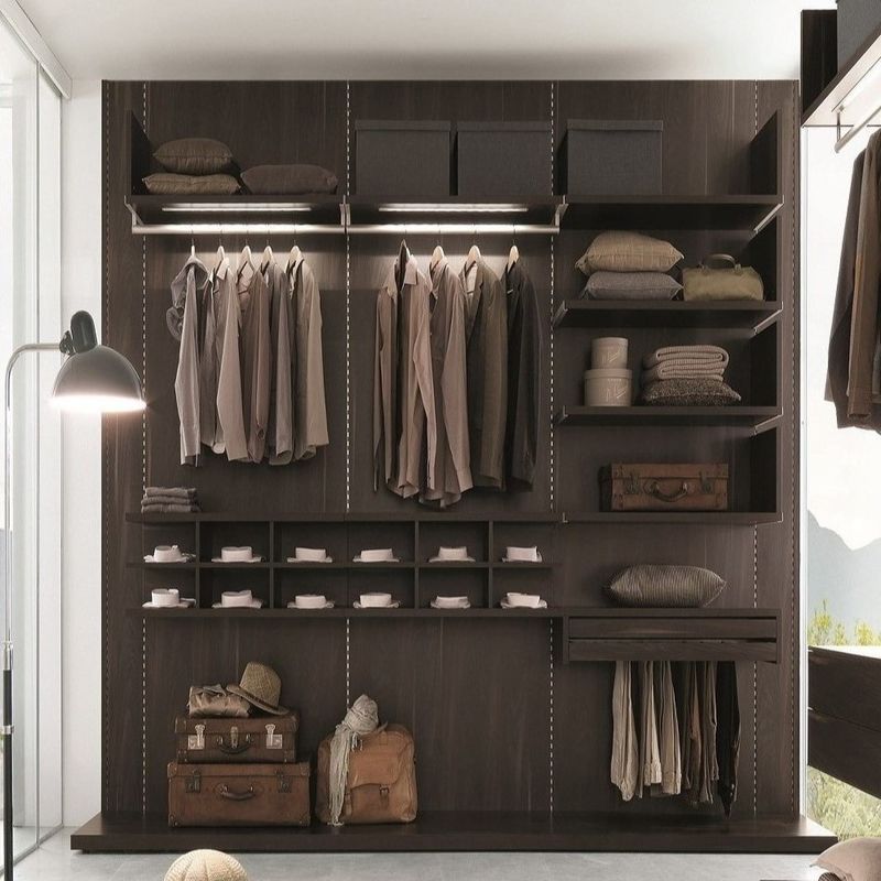 Moderne materiaal MR HDF-bord gebruikt voor het maken van hoogwaardige houten slaapkamerkastkastjes