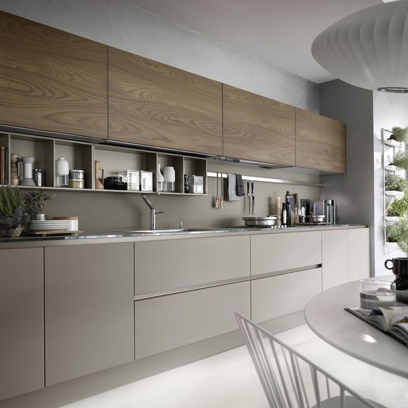 YALIG Vrijstaand Houten Spice Rack Set voor Europese Lichte Open Plan Keukenkast