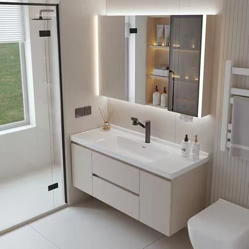 MDF badkamer vanity kast met drawer en spiegel wasbak