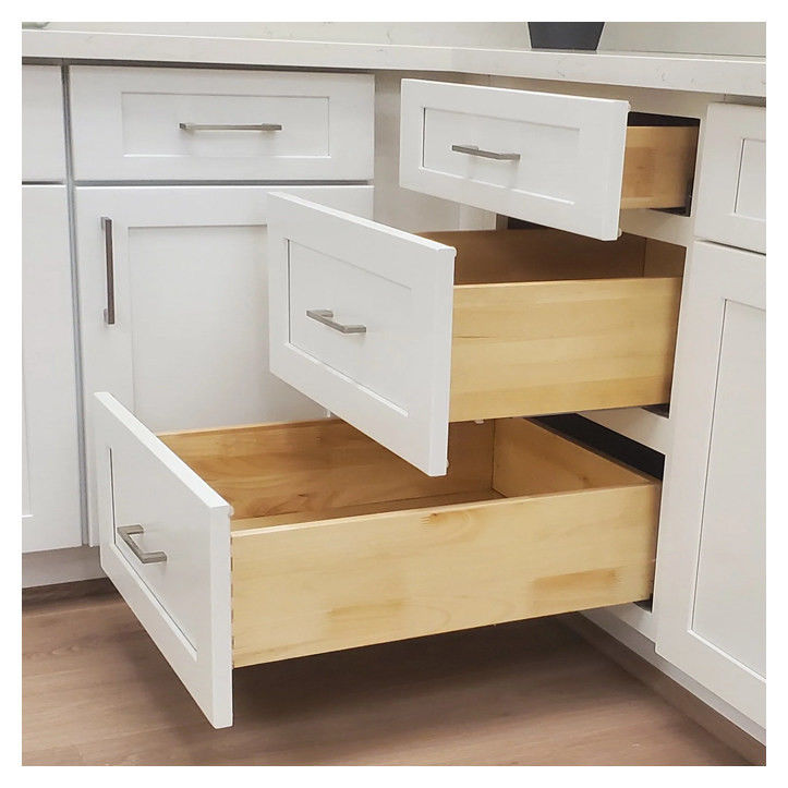 Appartement Shaker Stijl Standard Modulaire Massivhouten Keukenkast Deuren En Schutterijen