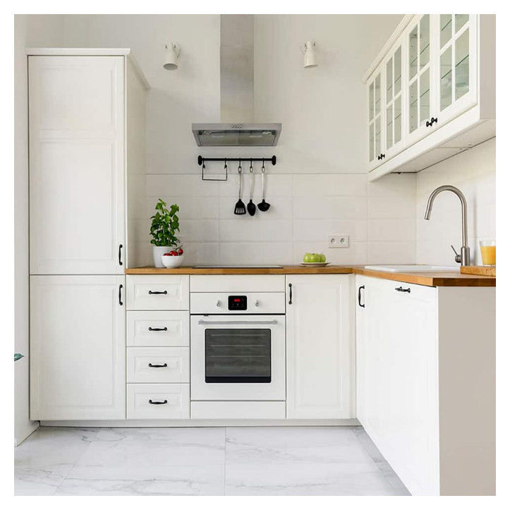 Appartement Shaker Stijl Standard Modulaire Massivhouten Keukenkast Deuren En Schutterijen