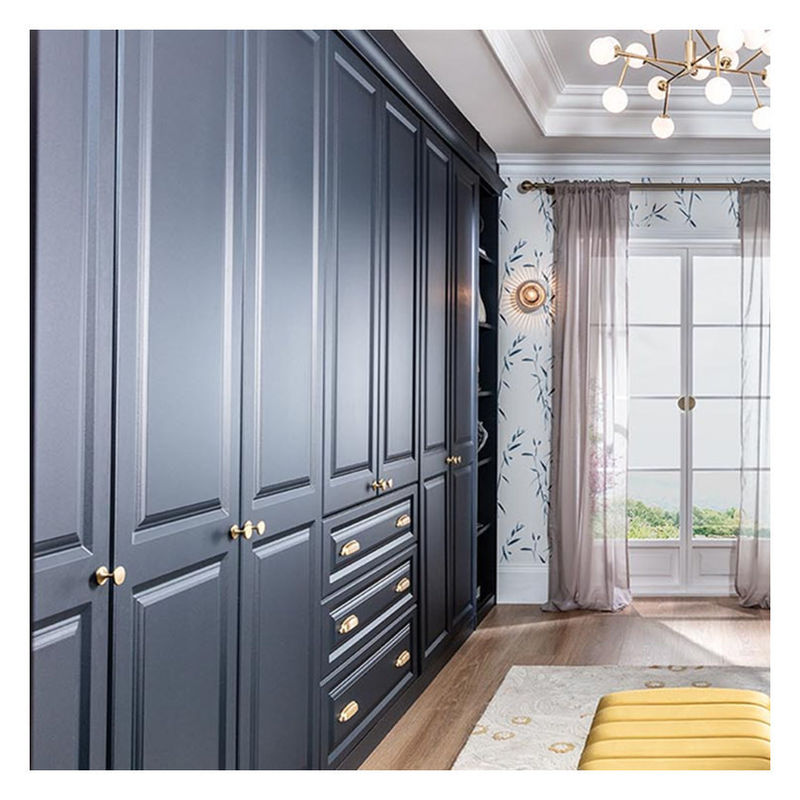 Afwerking Zwarte lak Afwerking Op maat Moderne minimalistische design kastjes voor de slaapkamer