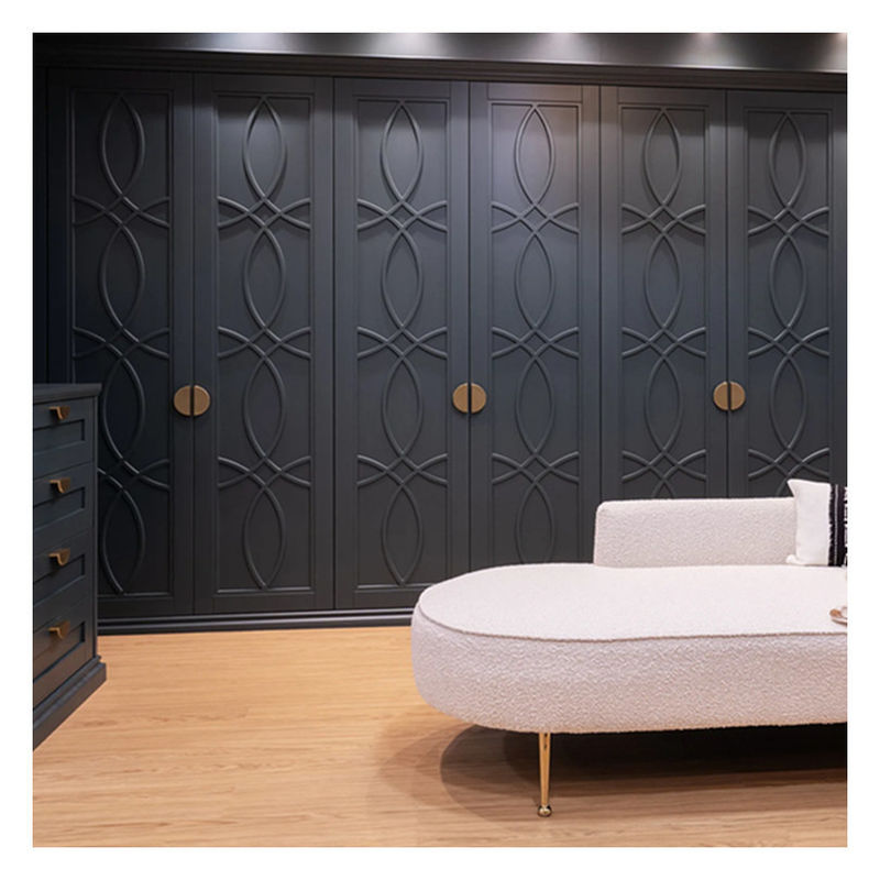 Afwerking Zwarte lak Afwerking Op maat Moderne minimalistische design kastjes voor de slaapkamer