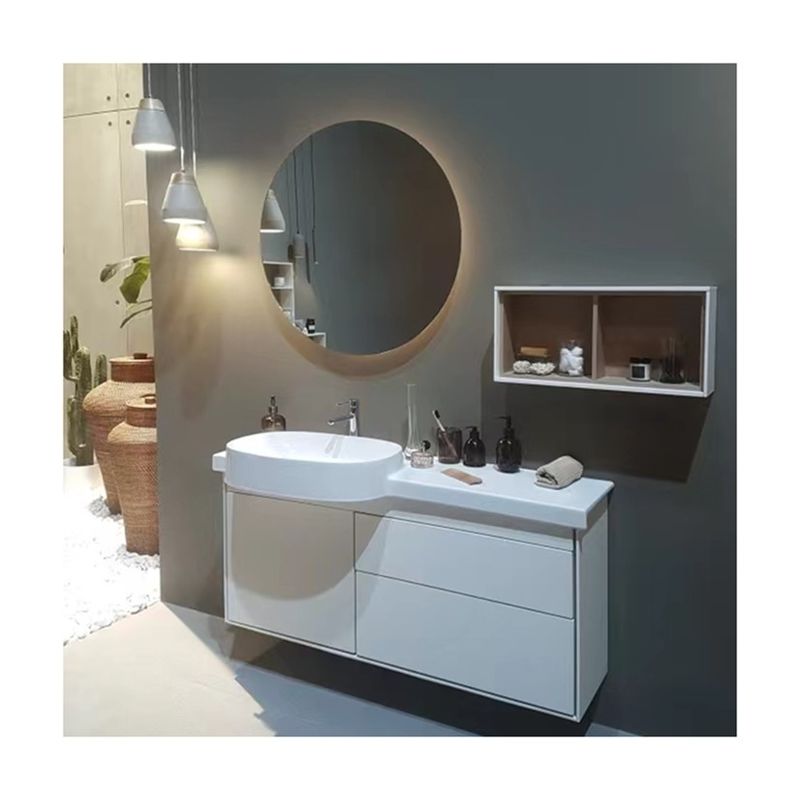 Transformeer uw badkamer met zwevende kastjes en LED Touch Illuminate Mirror