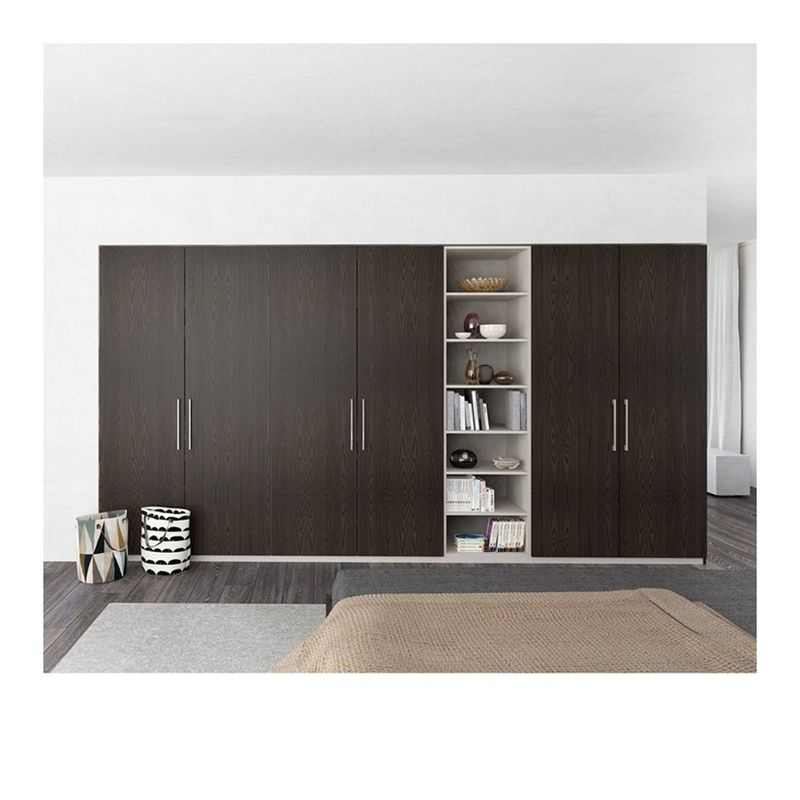 Draagbare slaapkamermeubilair kast Custom open ontwerp voor moderne villa veneer kasten