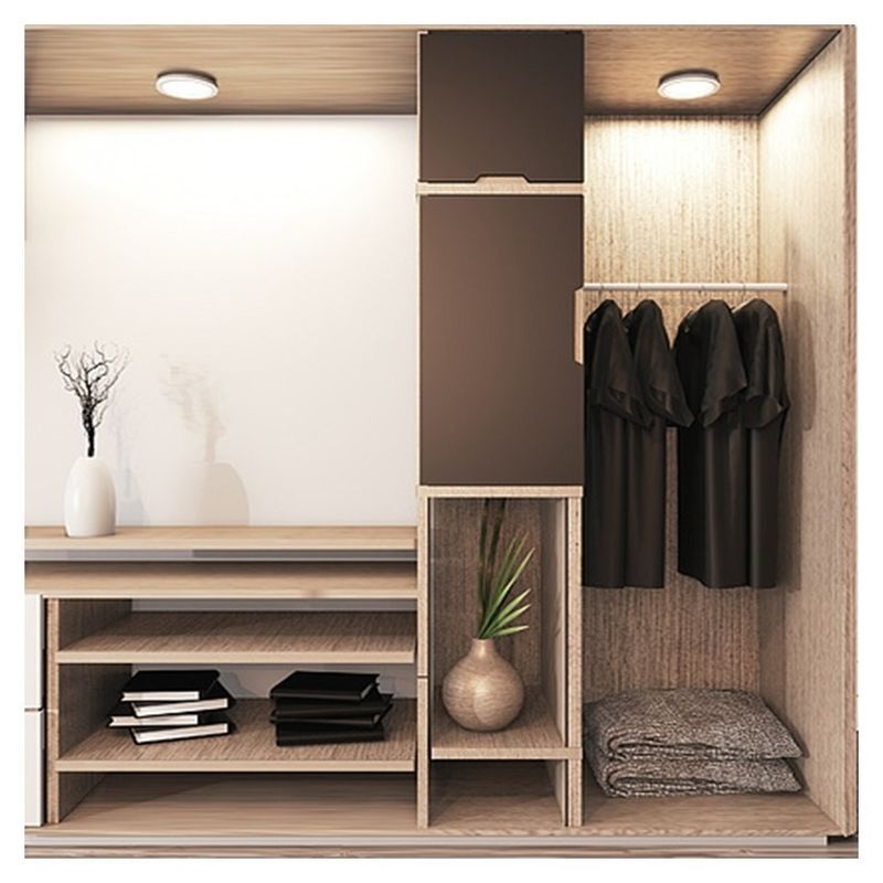 Moderne stijl Houten kleding kast Custom luxe ontwerp voor thuis villa hotel appartement