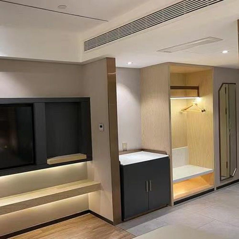 Moderne stijl Houten kleding kast Custom luxe ontwerp voor thuis villa hotel appartement