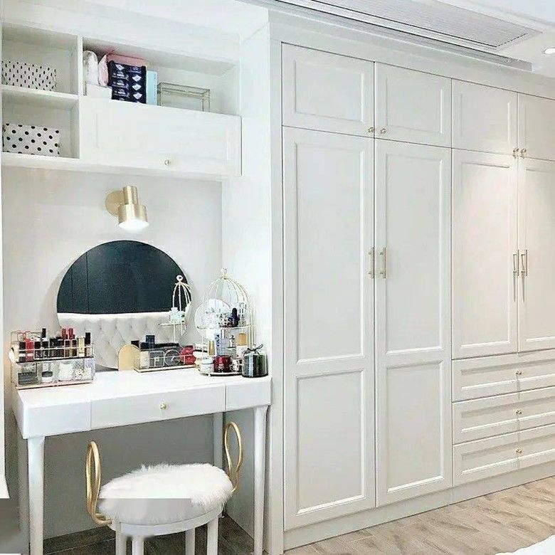 End Huismeubelen Witte lak Shaker Style Ontwerp Kas Kas met MR HDF Board