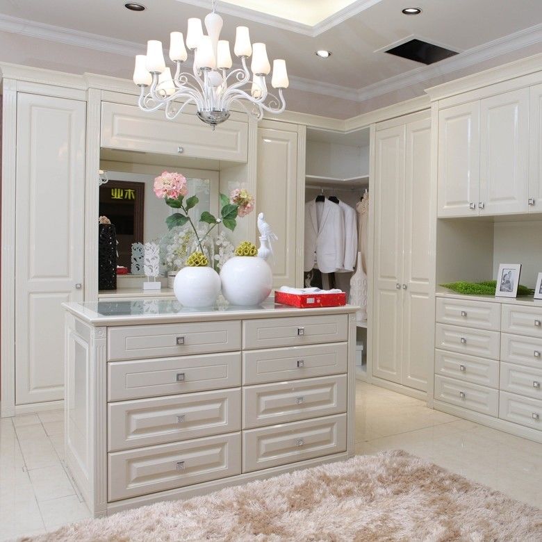 End Huismeubelen Witte lak Shaker Style Ontwerp Kas Kas met MR HDF Board