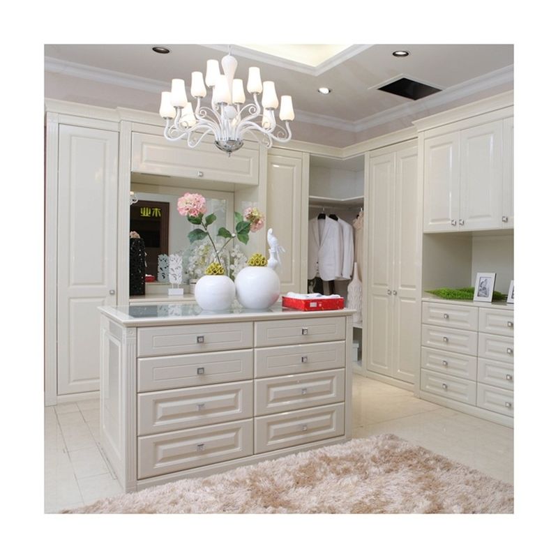 Moderne MR HDF Board Island Wardrobe op maat voor high-end design en functionaliteit