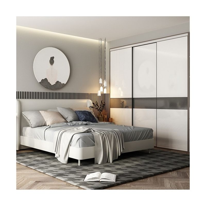 Houten stijl PANEL Trend Professionele garderobe voor slaapkamer kast en woonkamer meubels