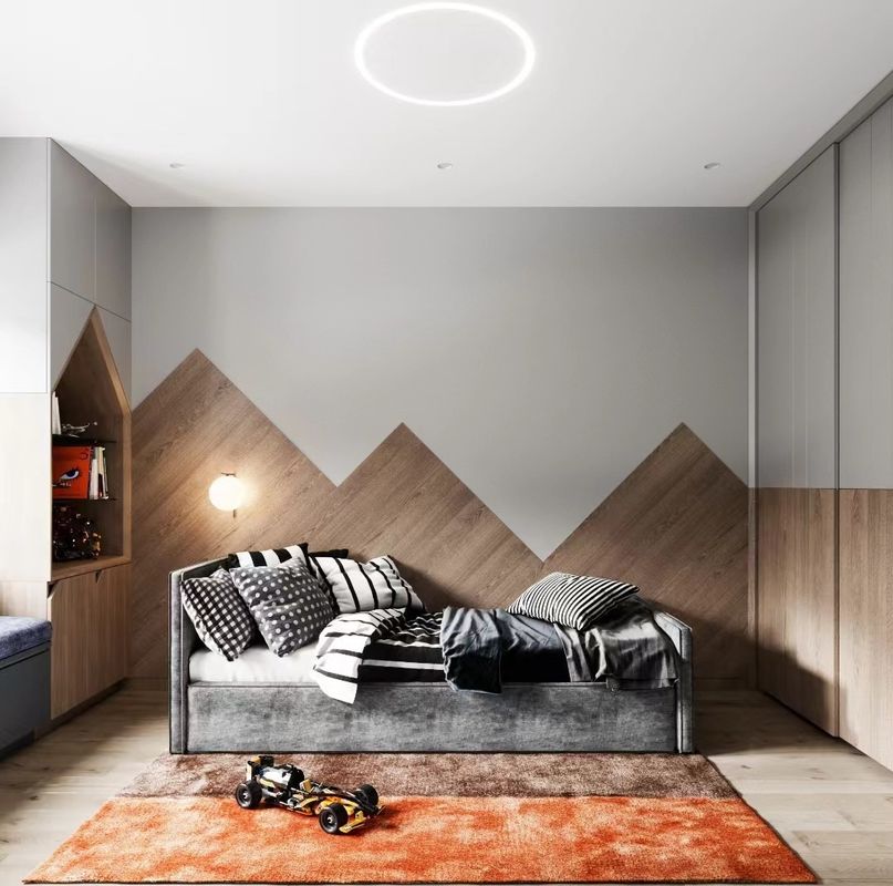 Houten stijl PANEL Trend Professionele garderobe voor slaapkamer kast en woonkamer meubels