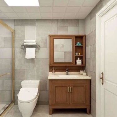 European Style Badkamer Vanity met handvatvrij ontwerp en aangepaste kleuropties