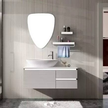 European Style Badkamer Vanity met handvatvrij ontwerp en aangepaste kleuropties