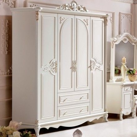 Versatile opslag gemaakt eenvoudig met onze trend Franse elegante garderobe houten stijl PANEL