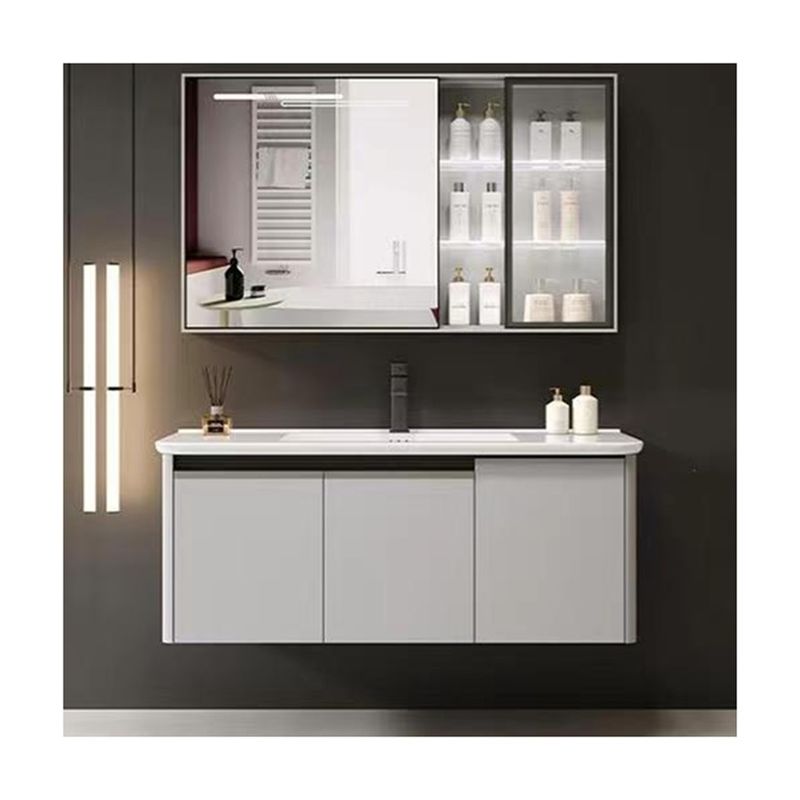 Appartement Vanity Set met wastafel Modern 30 Inch Custom Wasbak en Drijvend Kasten