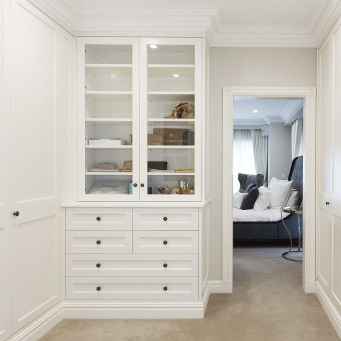 YALIG Custom Walk in Closet Cabinet Design voor Huis Villa Hotel Appartement Wasgoed