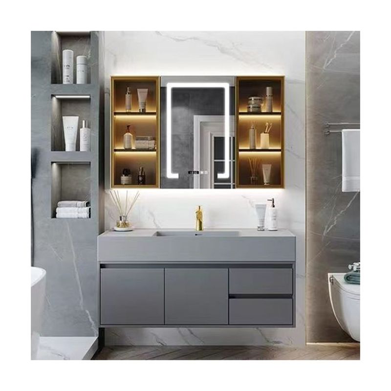 YALIG E1 Europese standaard wandmontage badkamer met spiegel modern en functioneel