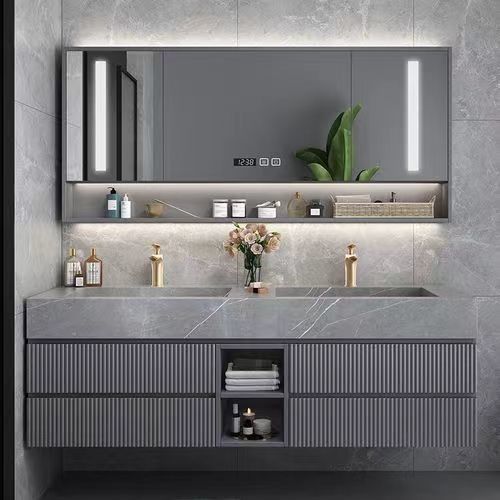 YALIG E1 Europese standaard wandmontage badkamer met spiegel modern en functioneel