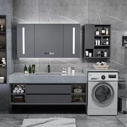 Verander uw badkamer met massief houten wandmontage vanities en drijvende wasbak