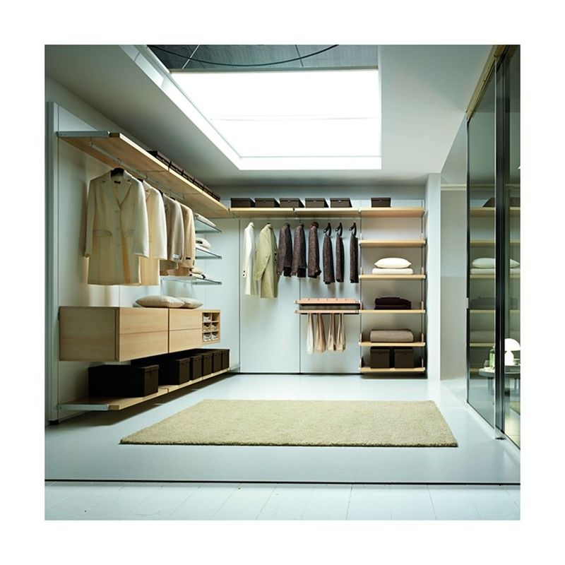Contemporary Design Stijl Custom Walk In Garderobe Kledingkast voor moderne slaapkamermeubelen