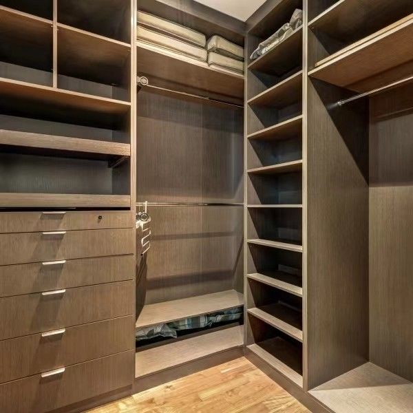 Contemporary Design Stijl Custom Walk In Garderobe Kledingkast voor moderne slaapkamermeubelen