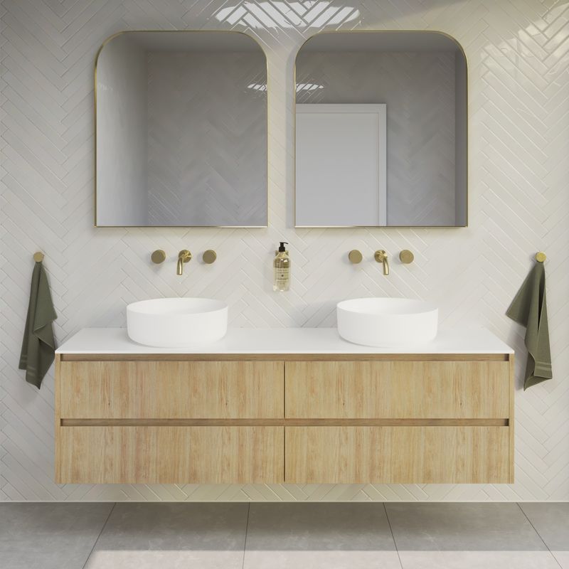 Wandmontage YALIG-Ramless Minimalist Mirror Lamp Badkamerkas voor appartementen