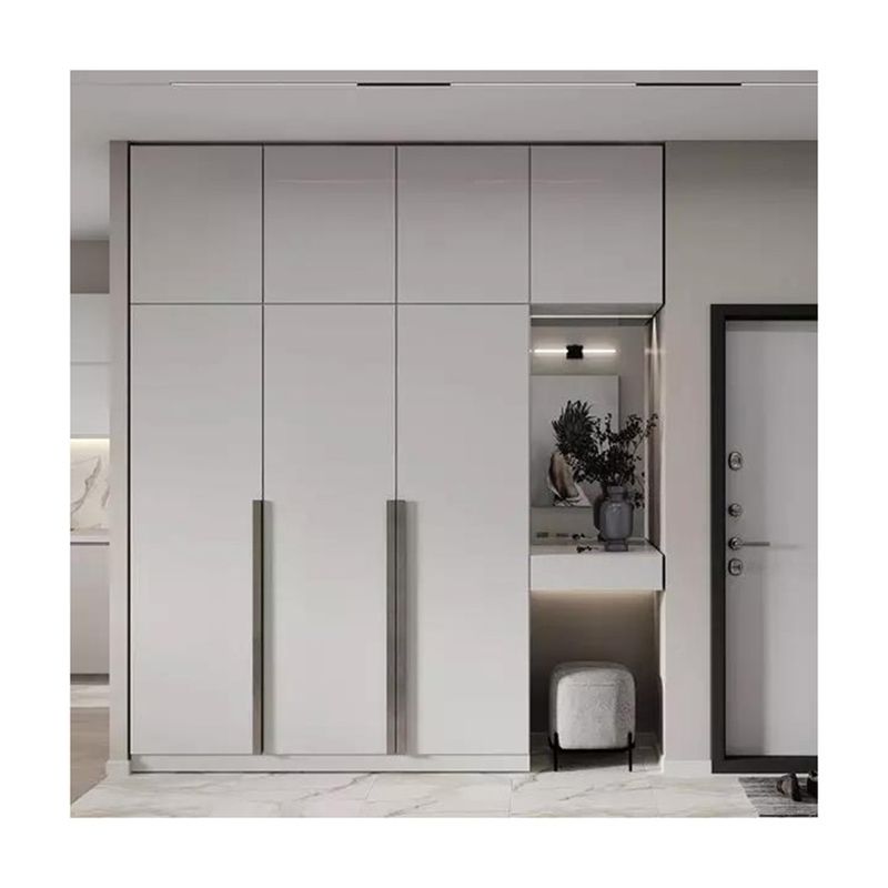 YALIG 2024 Europese stijl Matte Lack Walk-in Closet en 2D / 3D voor huishoudelijk meubilair