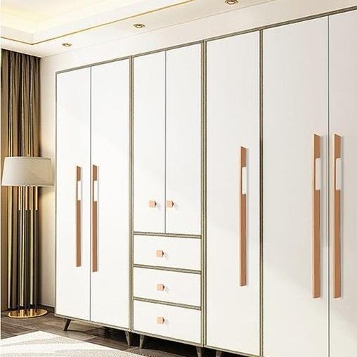 YALIG 2024 Europese stijl Matte Lack Walk-in Closet en 2D / 3D voor huishoudelijk meubilair