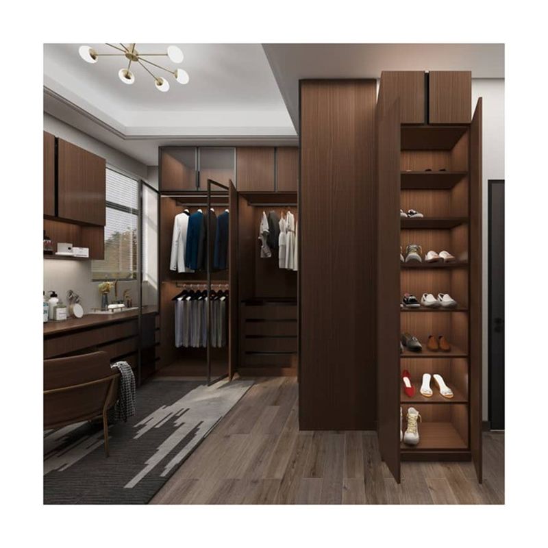 Hedendaagse houten kast voor slaapkamer Meubels Design Stijl 2D / 3D
