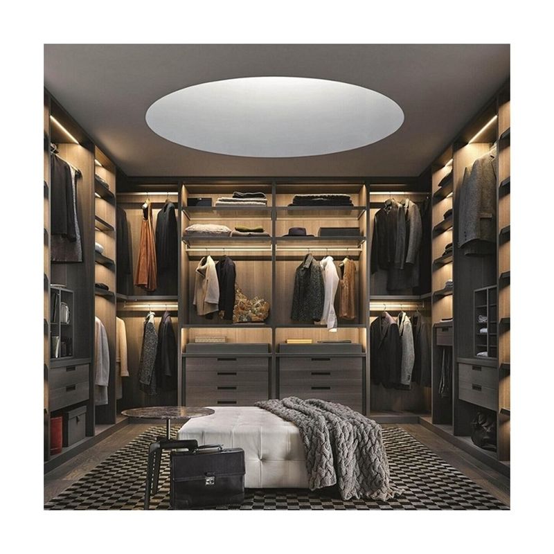 Contemporary Cabrio YALIG Pole System Walk In Room Cabinet Open Stijl Grote Kledingkast Kledingkast