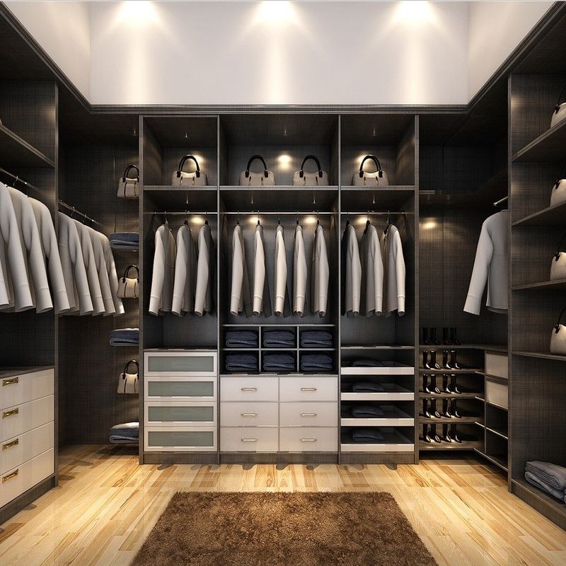 Contemporary Cabrio YALIG Pole System Walk In Room Cabinet Open Stijl Grote Kledingkast Kledingkast