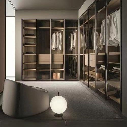 Moderne houten kast voor hedendaagse slaapkamer YALIG Open hoek Walk-in Essential