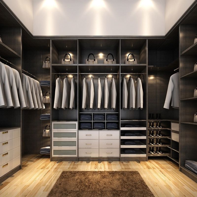 PANEL Houten stijl YALIG Grote hoek open kast voor hedendaagse design stijl